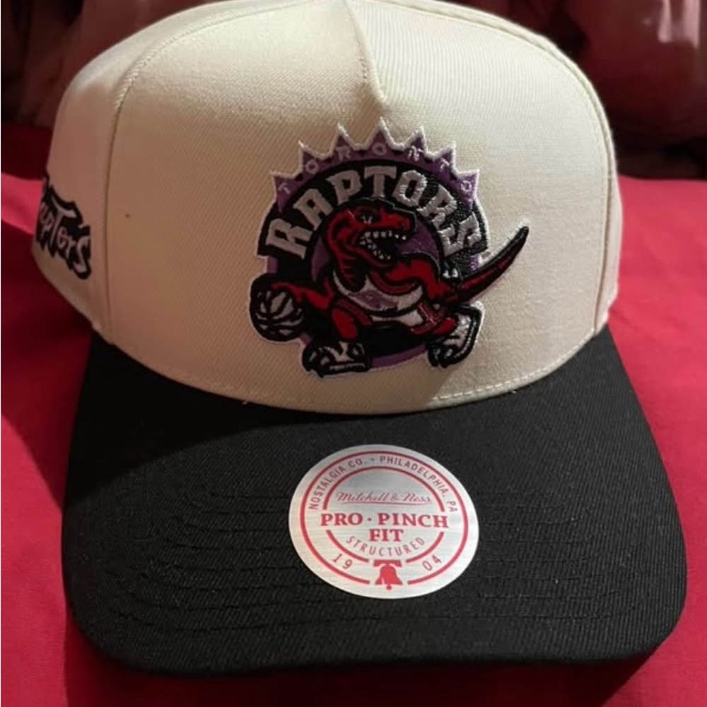 Raptors Mitchell & Ness Green and Black Cap